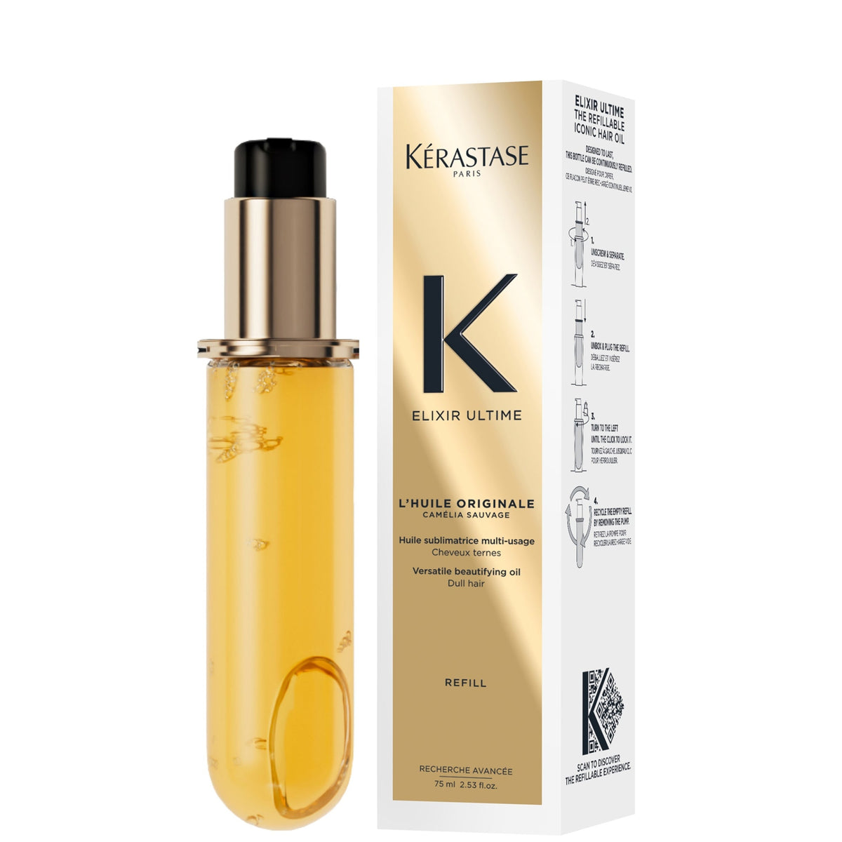 Kérastase Elixir Ultime L'Huile Originale hárolía, áfylling 75 ml