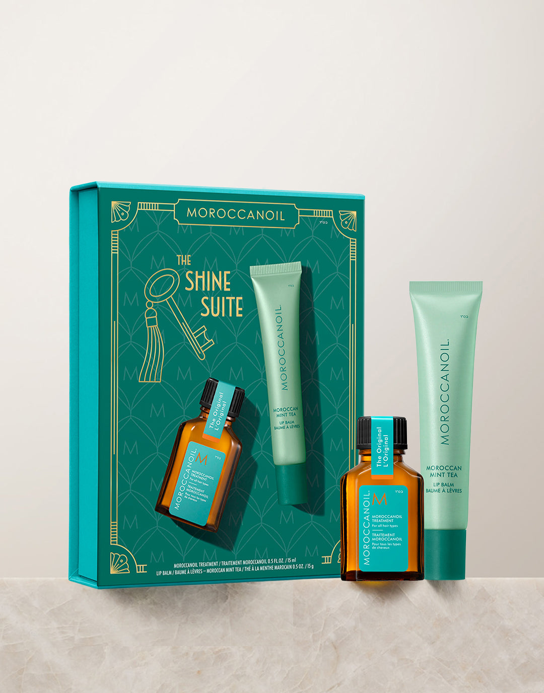 Moroccanoil Shine Suite jólaglaðningur – Moroccan Mint