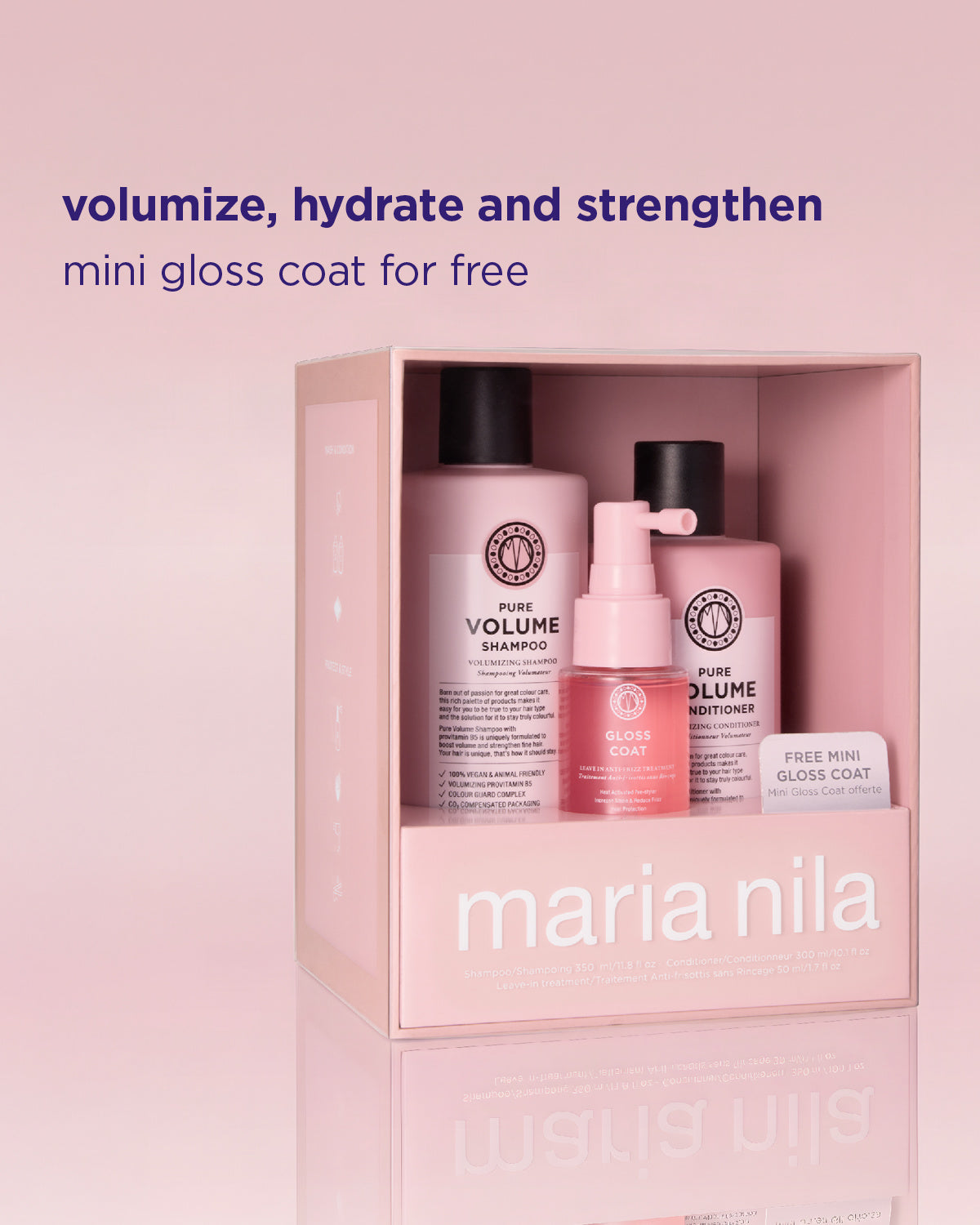 Maria Nila Pure Volume Beauty Box gjafasett