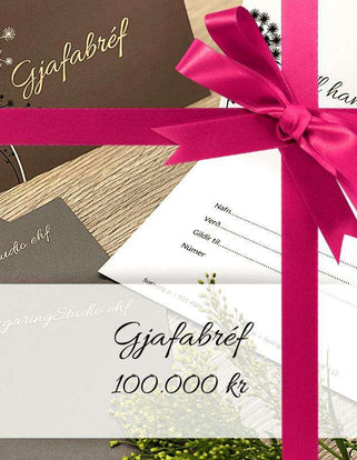 100.000 kr Gjafakort