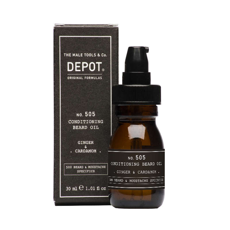 DEPOT No.505 skeggolía 30 ml – Ginger & Cardamom