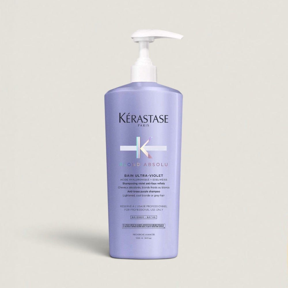 Kérastase Blond Absolu Bain Ultra-Violet fjólublátt sjampó 1000 ml