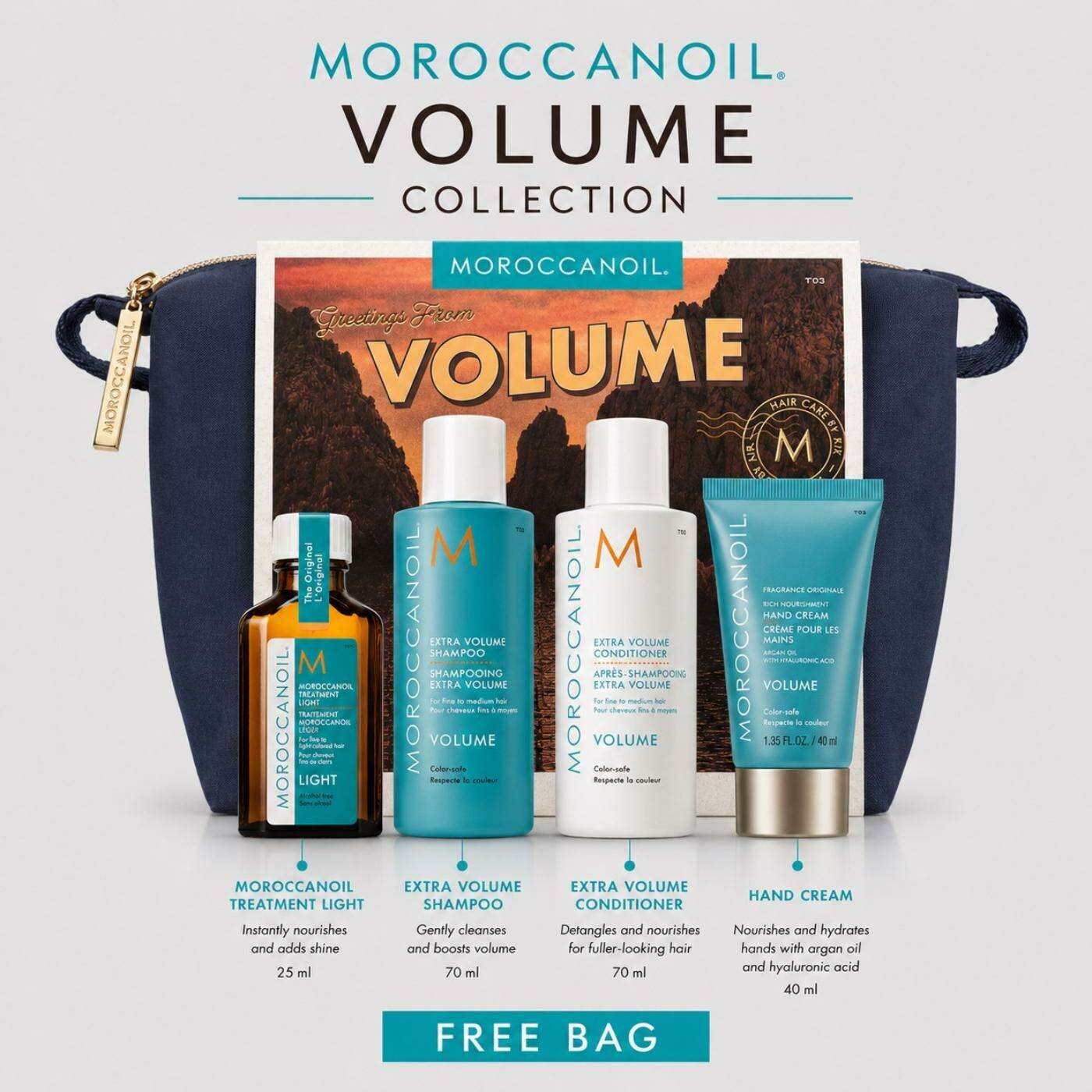 Moroccanoil Volume Gjafasett