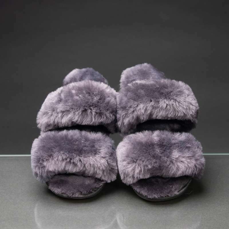 Sheepskin Slippers  gray II